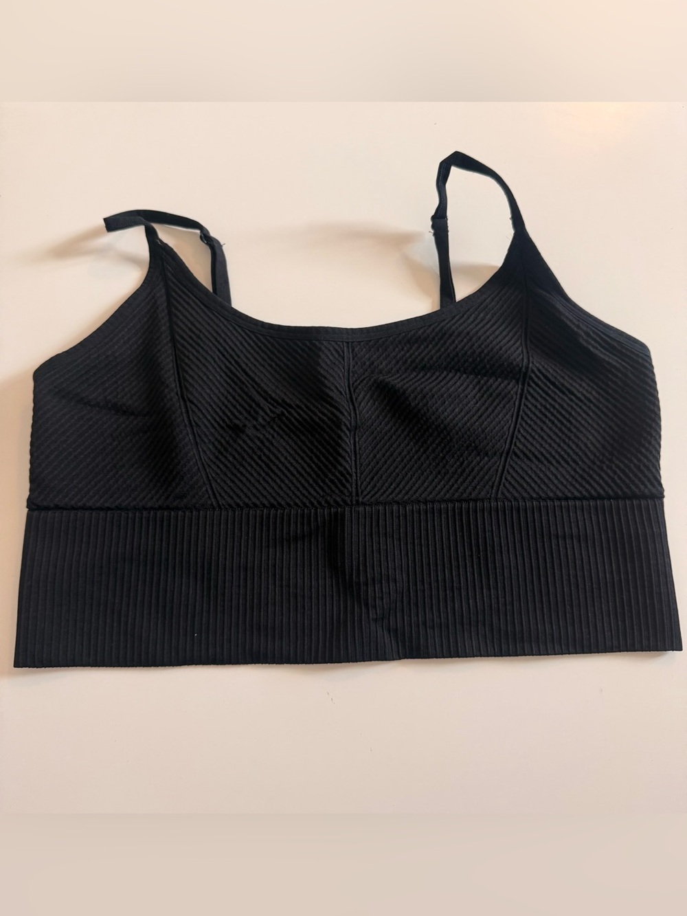 Pink Black Ribbed Bralette Tank - Women Intimates & Sleepwear